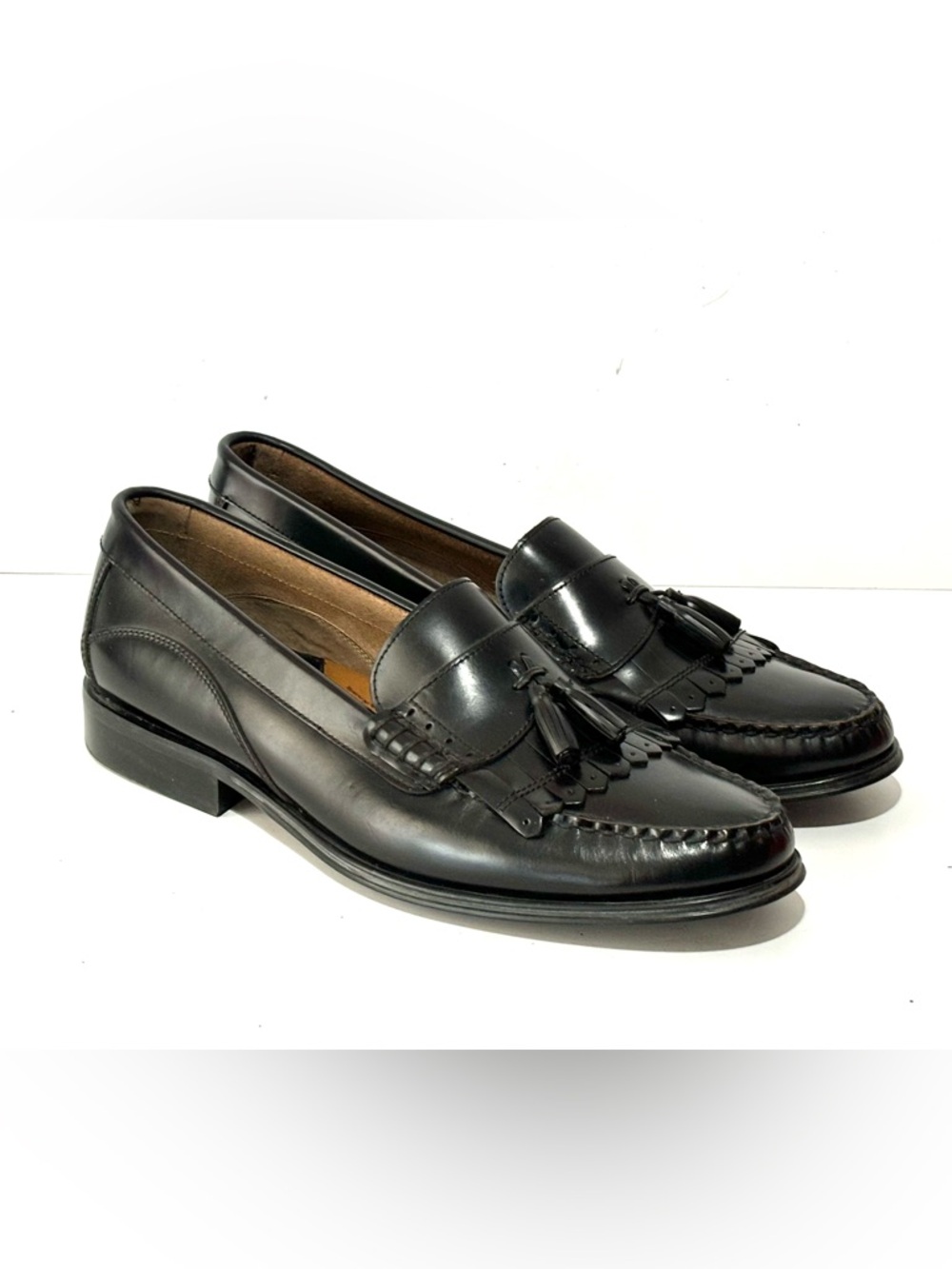 GH Bass Weejuns Barnett Mens Shoes Size 11.5 Loafers Tassel Leather Slip On